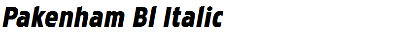 Pakenham Bl Italic