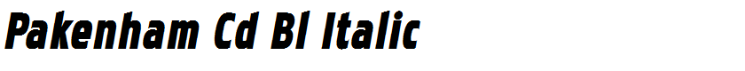 Pakenham Cd Bl Italic