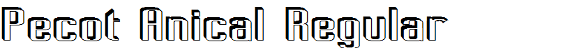 Pecot Anical Regular