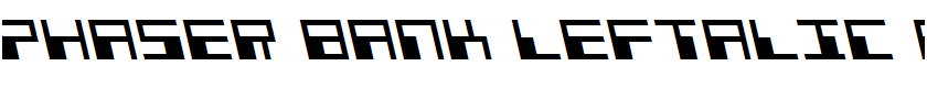 Phaser Bank Leftalic Regular