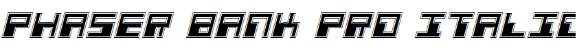 Phaser Bank Pro Italic Italic