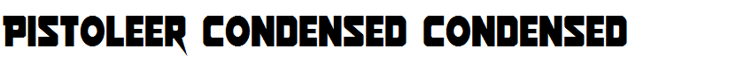 Pistoleer Condensed Condensed