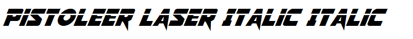 Pistoleer Laser Italic Italic