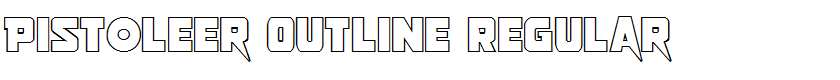 Pistoleer Outline Regular