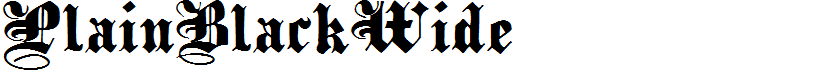 PlainBlackWide