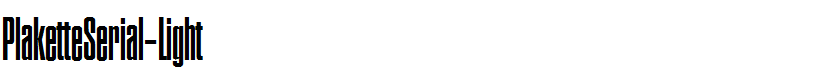 PlaketteSerial-Light