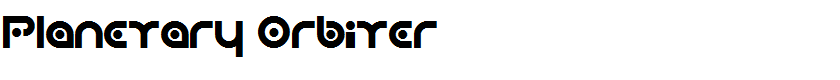 Planetary Orbiter