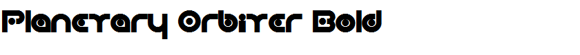 Planetary Orbiter Bold