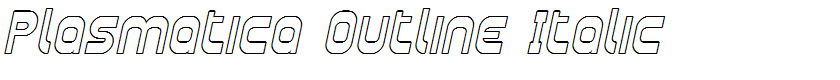 Plasmatica Outline Italic