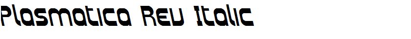 Plasmatica Rev Italic