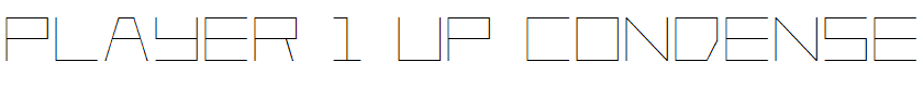Player 1 Up Condensed Condensed