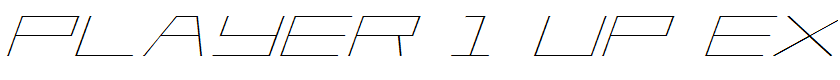 Player 1 Up Expanded Italic Expanded Italic