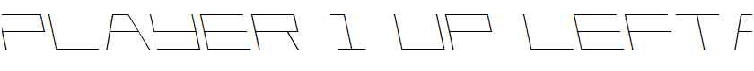 Player 1 Up Leftalic Italic