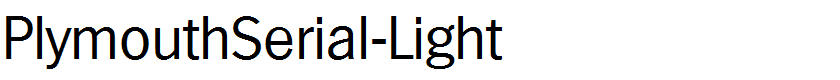 PlymouthSerial-Light