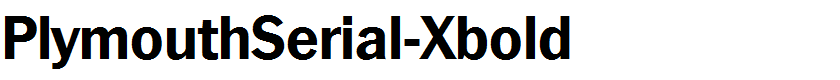 PlymouthSerial-Xbold