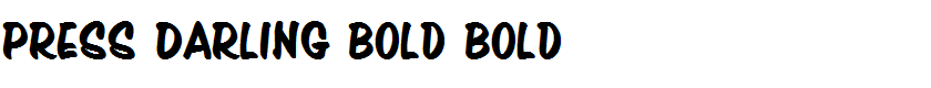 Press Darling Bold Bold