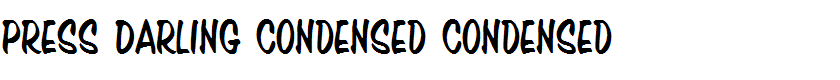 Press Darling Condensed Condensed