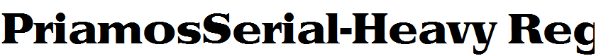 PriamosSerial-Heavy Regular