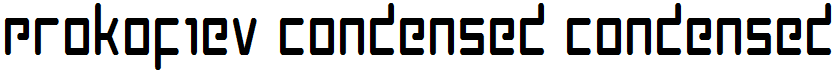 Prokofiev Condensed Condensed