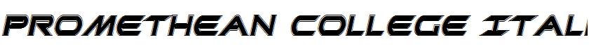 Promethean College Italic Italic
