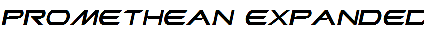 Promethean Expanded Italic Expanded Italic