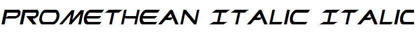 Promethean Italic Italic