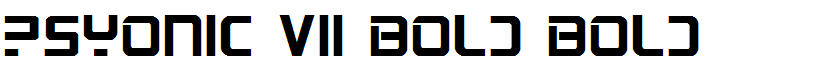 PsYonic VII Bold Bold