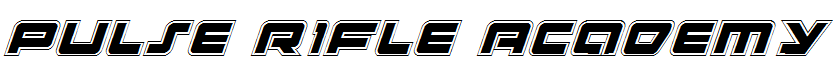Pulse Rifle Academy Italic Italic