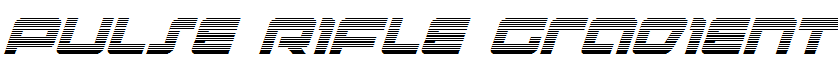 Pulse Rifle Gradient Italic Italic