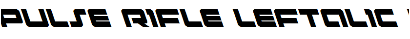 Pulse Rifle Leftalic Italic