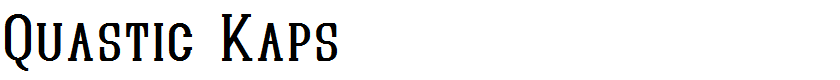 Quastic Kaps