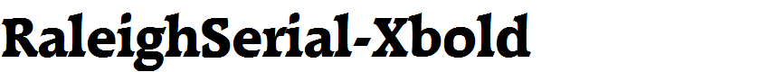 RaleighSerial-Xbold