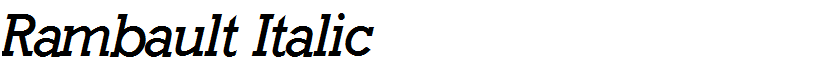 Rambault Italic