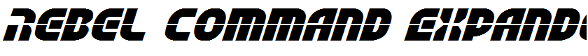 Rebel Command Expanded Italic Expanded Italic