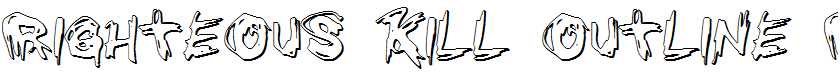 Righteous Kill Outline Regular