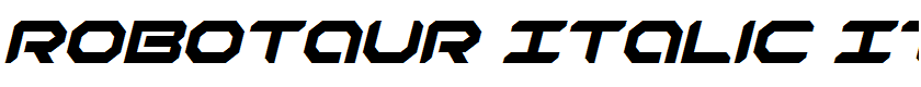 Robotaur Italic Italic