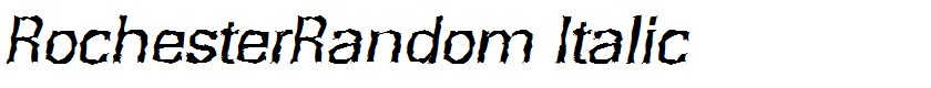 RochesterRandom Italic