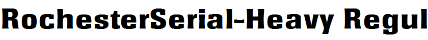 RochesterSerial-Heavy Regular