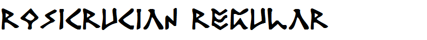 Rosicrucian Regular