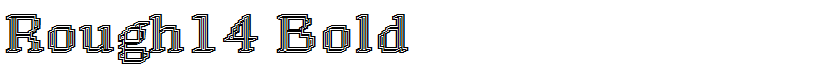 Rough14 Bold