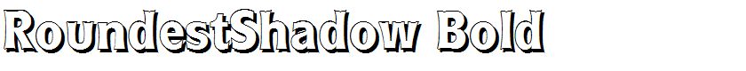 RoundestShadow Bold
