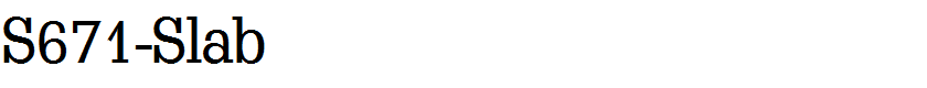 S671-Slab