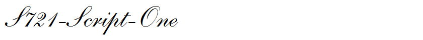 S721-Script-One