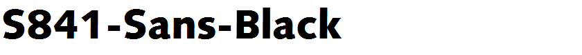 S841-Sans-Black