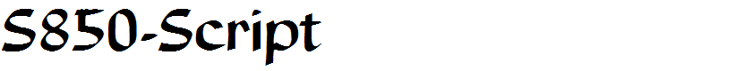 S850-Script
