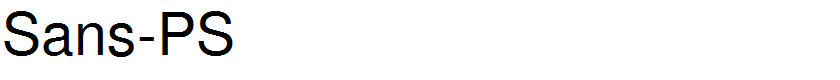 Sans-PS
