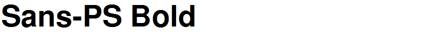 Sans-PS Bold