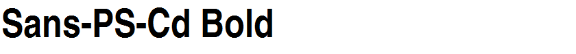 Sans-PS-Cd Bold
