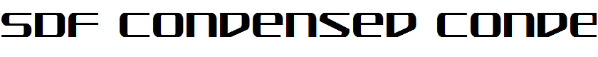 SDF Condensed Condensed
