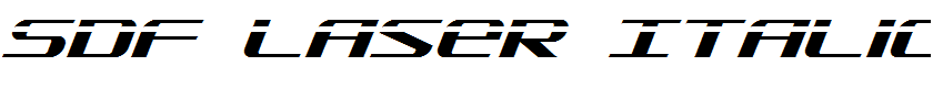 SDF Laser Italic Laser Italic